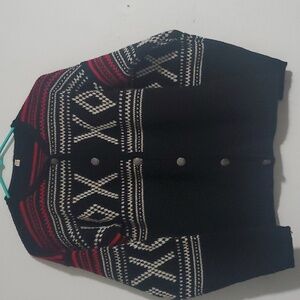 Vintage Cardigan sweater 100% wool Made in Austria buttons of the Olympic Games